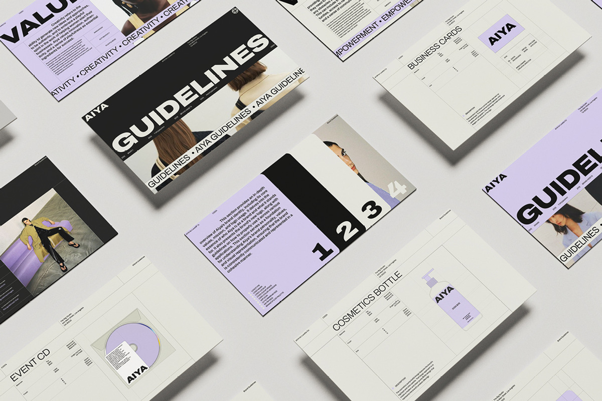 AIYA | Brand Guidelines, a Presentation Template by Studio Standard (Photo 2 of 12)