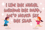 Shining Monday - Cute Display Font, a Serif Font by Subectype Studio (Thumbnail 3 of 8)