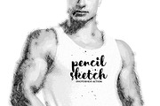 Pencil Sketch Photoshop Action preview 4