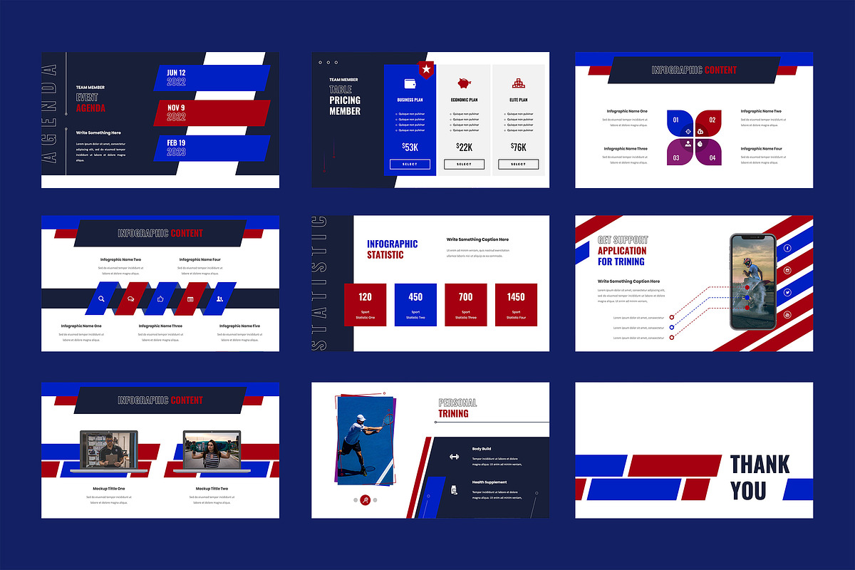 Multisport - Presentation Template, a Presentation Template by TMint ...