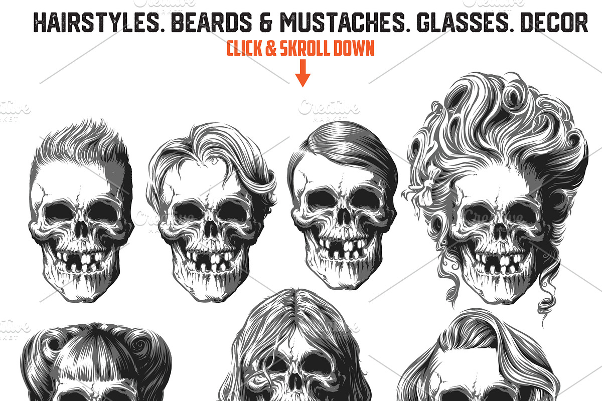 SKULL CREATOR Kit, an Illustration by daver2002ua