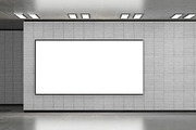 Billboard Banner mock up in subway, a Mockup by Olesya Morokhovets (Thumbnail 2 of 4)