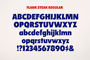 Flank Steak Font Duo