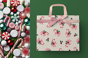 Jolly Candy cane Christmas Pattern, a Pattern Graphic by Schatzi Graphik (Thumbnail 3 of 9)