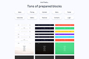 80% sale. Picasso Landing UI Kit, an UI Kit Template by CraftedPixels Market (Thumbnail 5 of 9)