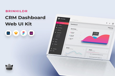 Brinhildr - CRM Dashboard Web UI Kit