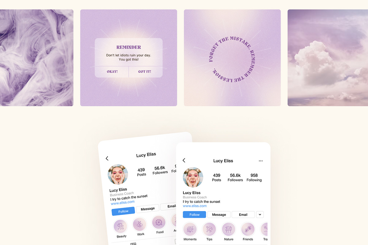 Canva Dreams Instagram Bundle, a Social Media Template by Alice Store (Photo 9 of 15)