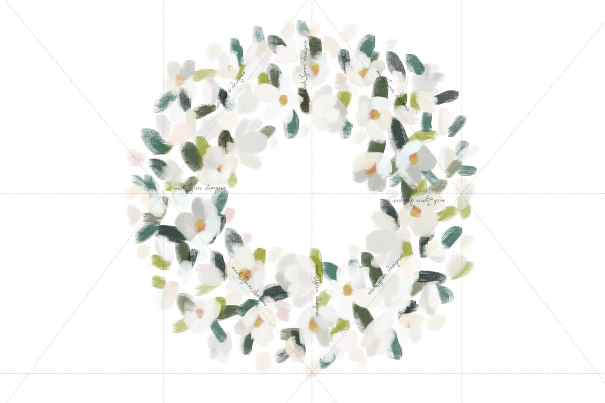 Magnolia SVG & PNG wreaths & florals, an Illustration by michLg designs (Photo 3 of 5)