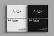 Minimalist Simple Business Card, a Business Card Template by Shahjhan (Thumbnail 1 of 3)