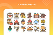 Autumn Icons Set - Filled Line, an Icon by Kmg Design (Thumbnail 2 of 3)