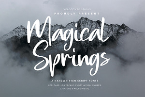 Magical Springs - Modern Script font