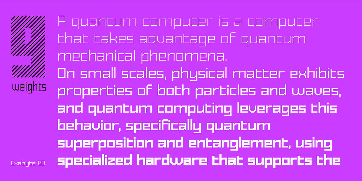 Exabyte, a Sans Serif Font by Pepper Type (Photo 3 of 12)