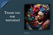 Colorful posters of mother and child, a Decorative Illustration by KENO Mascots (Thumbnail 6 of 6)