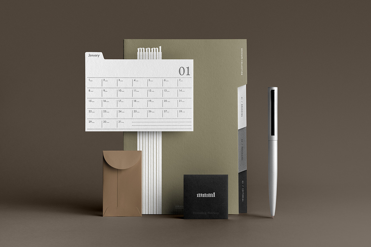 MNML / Branding Mockup Kit, a Product Mockup by Mockup Cloud (Photo 8 of 23)