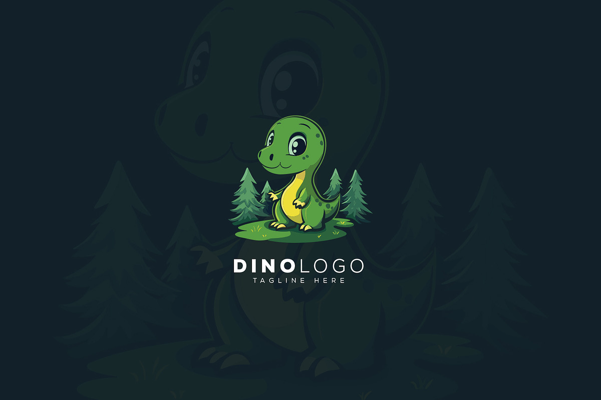 Dinosaur Logo, a Branding & Logo Template by Xoovion