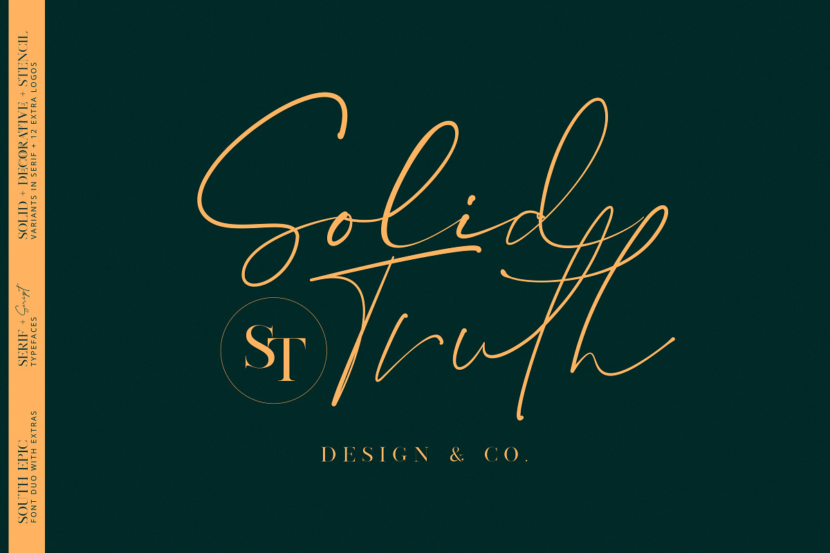 South Epic Dream Font Duo + Logos preview 4