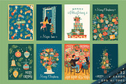 Merry Christmas! Vector collection, a Decorative Illustration by Nadia Grapes (Thumbnail 4 of 11)