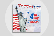 United States Independence Day, a Social Media Template by Northfrom (Thumbnail 2 of 3)