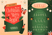Gerabell - Condensed Christmas Serif, a Serif Font by Burntilldead (Thumbnail 9 of 12)