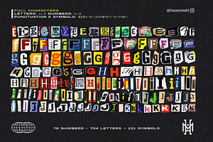 Ransom Letter PNG Asset Pack - 3GB