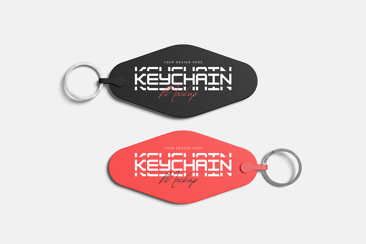 Keychain Mockup, a Product Mockup by bimockup (Photo 2 of 6)