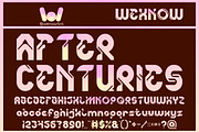 Artificial Robots font, a Font by weknow (Thumbnail 4 of 8)