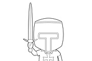 125x Kids of the World for Coloring, an Education Illustration by asantosg (Thumbnail 15 of 23)