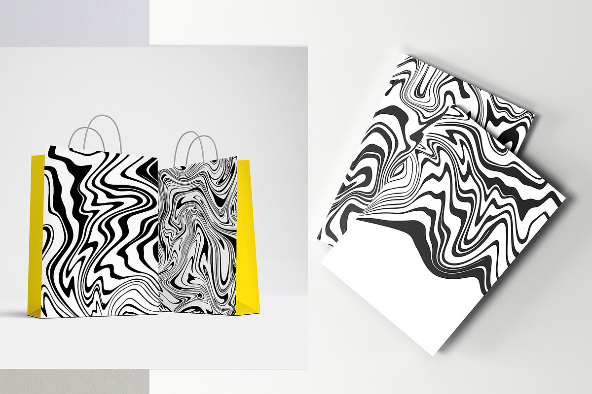 ZEBRA FLUID Collection, a Background Graphic by ViktoriaLapshyna (Photo 8 of 9)