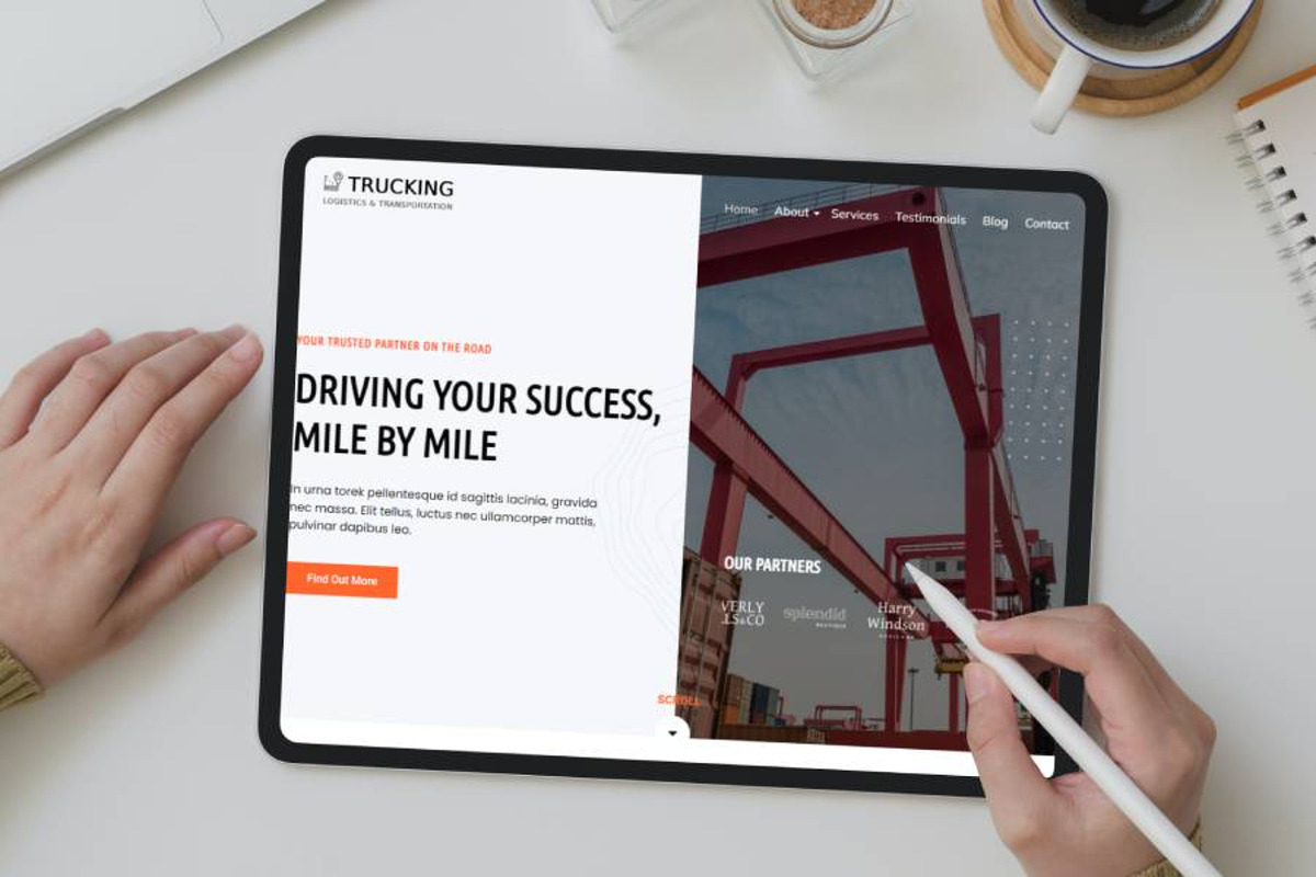 Trucking WordPress Theme preview 4