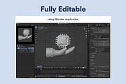 20 Artificial Intelligence 3D Icons, an Object 3D Model by Bilicube Studio (Thumbnail 3 of 6)