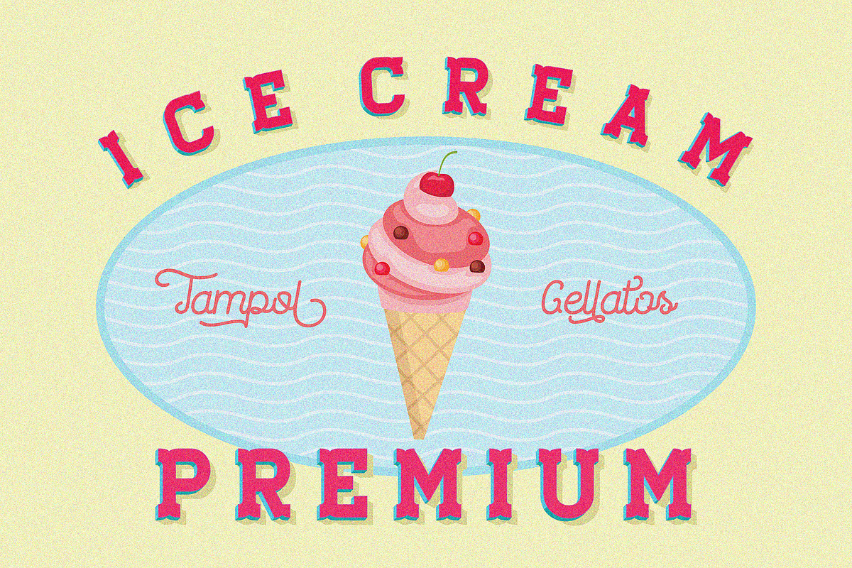 Staincool - Layered Font preview 6