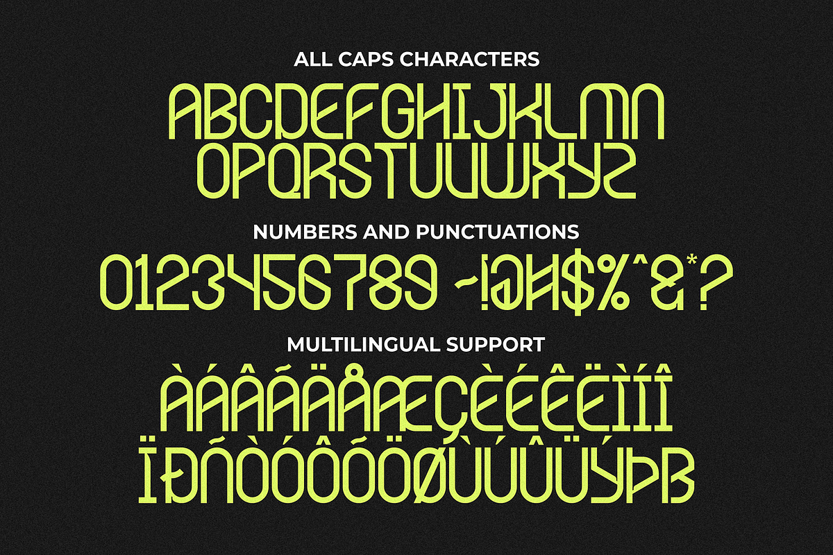 Seventy Five - Sporty Display Font, a Sans Serif Font by figuree studio (Photo 5 of 9)