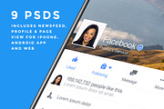 NEW Facebook UI Kit, an UI Kit Template by Tony Craig (Thumbnail 2 of 4)