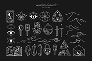 Celestial Magic 2 Logo Branding Art, a Texture Graphic by FEM Creative Studio (Thumbnail 5 of 10)