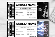 Editable Concert Ticket Template, an Invitation Template by YasdeyDesigns (Thumbnail 9 of 9)