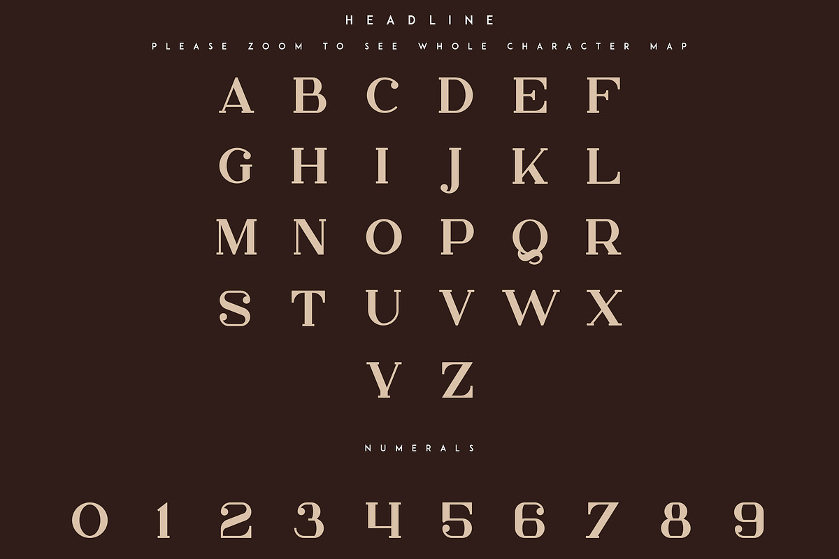 Bungalow Typeface - 9 fonts, a Serif Font by VP Fonts (Photo 16 of 19)