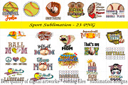 Sport Sublimation - 23 PNG, an Illustration by DiamondShop (Thumbnail 1 of 11)