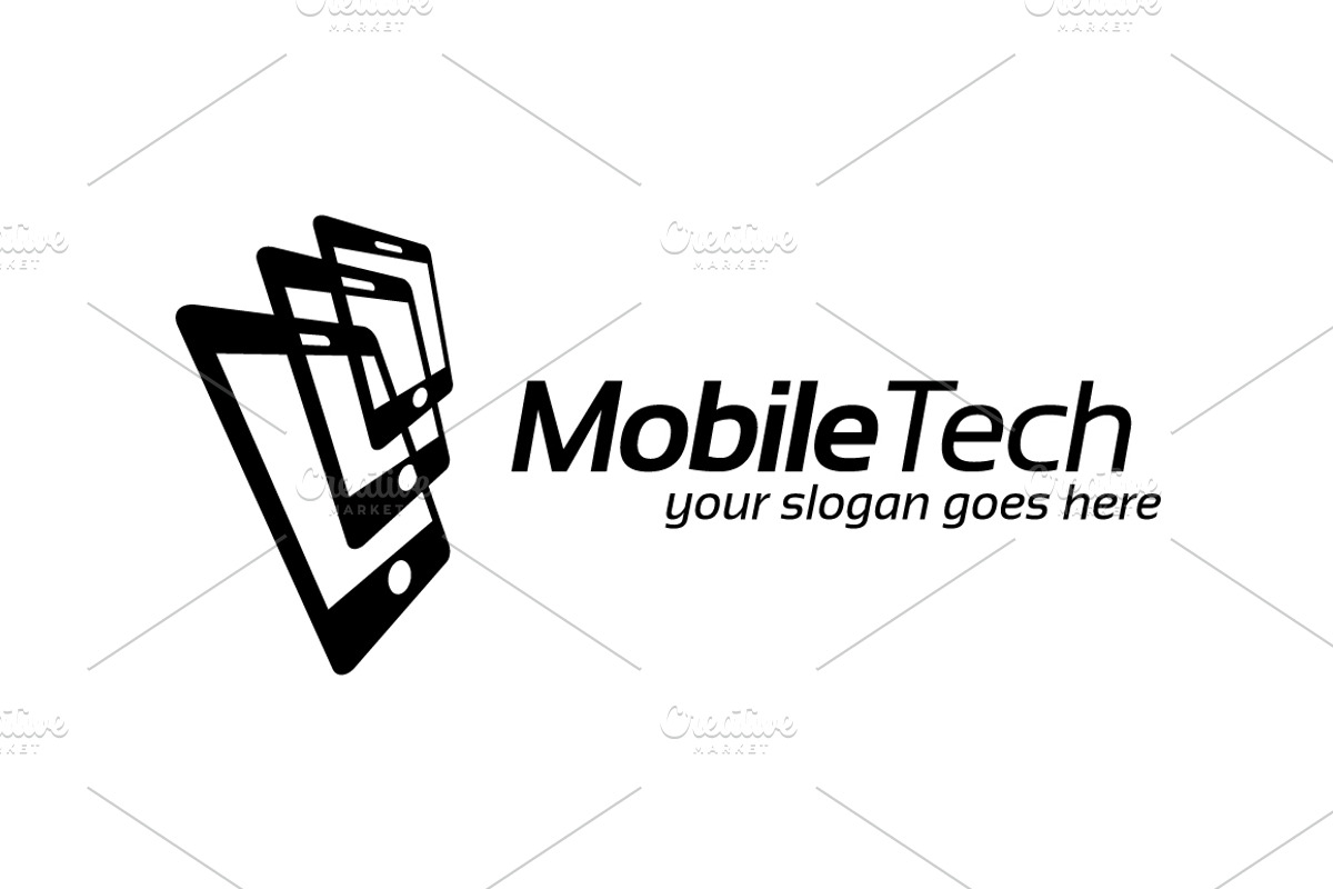 Mobile Technology Business Symbol, a Branding & Logo Template by Toko Pak Sabar (Photo 2 of 3)