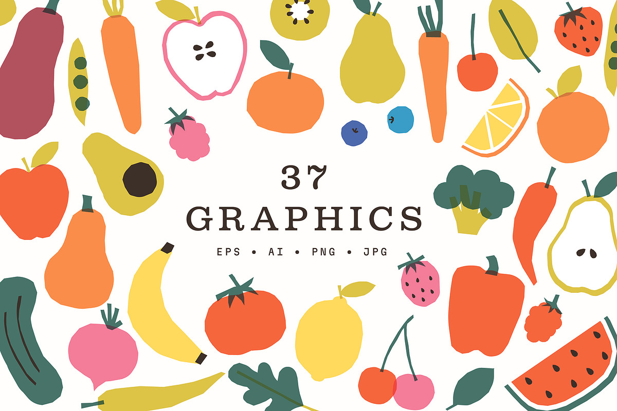 Fruit and Vegetable Illustrations, a Food Illustration by Gross Illustrations (Photo 2 of 10)
