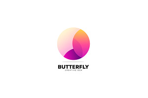 Butterfly Logo Icon Template Design