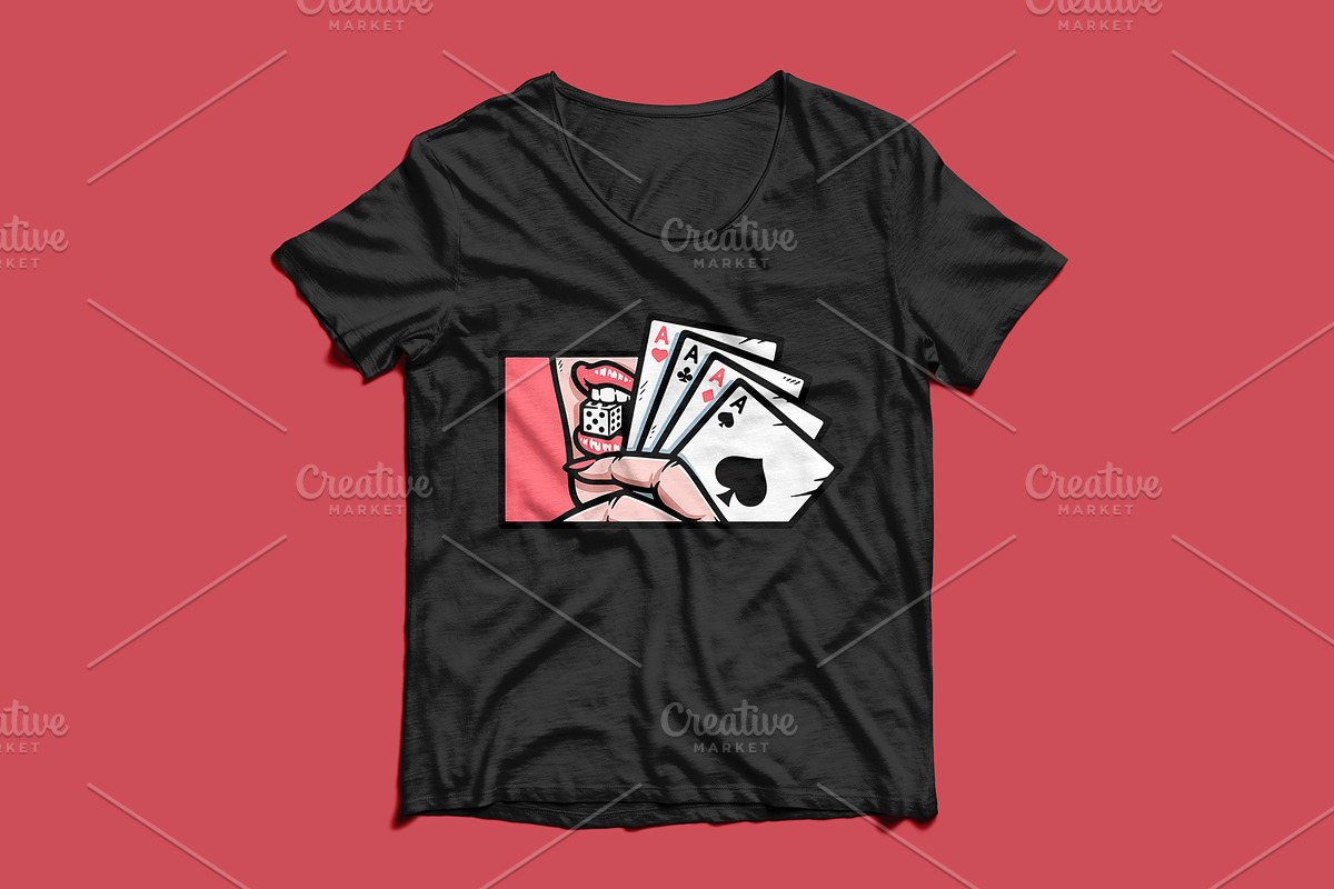 woman's lip biting dice, a Person Illustration by gunaonedesign (Photo 4 of 5)