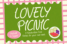 Lovely Picnic Handwritten - 4 Styles