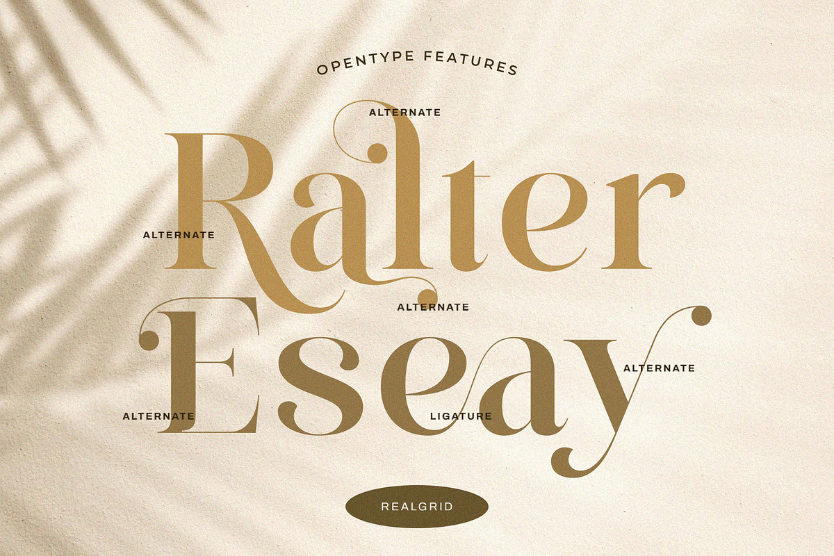 Realgrid - Elegant & Classy Serif, a Serif Font by Jimoji (Photo 6 of 7)