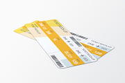 Ticket Mock-Up, an Advertising Mockup by DesignRushMarket (Thumbnail 8 of 8)