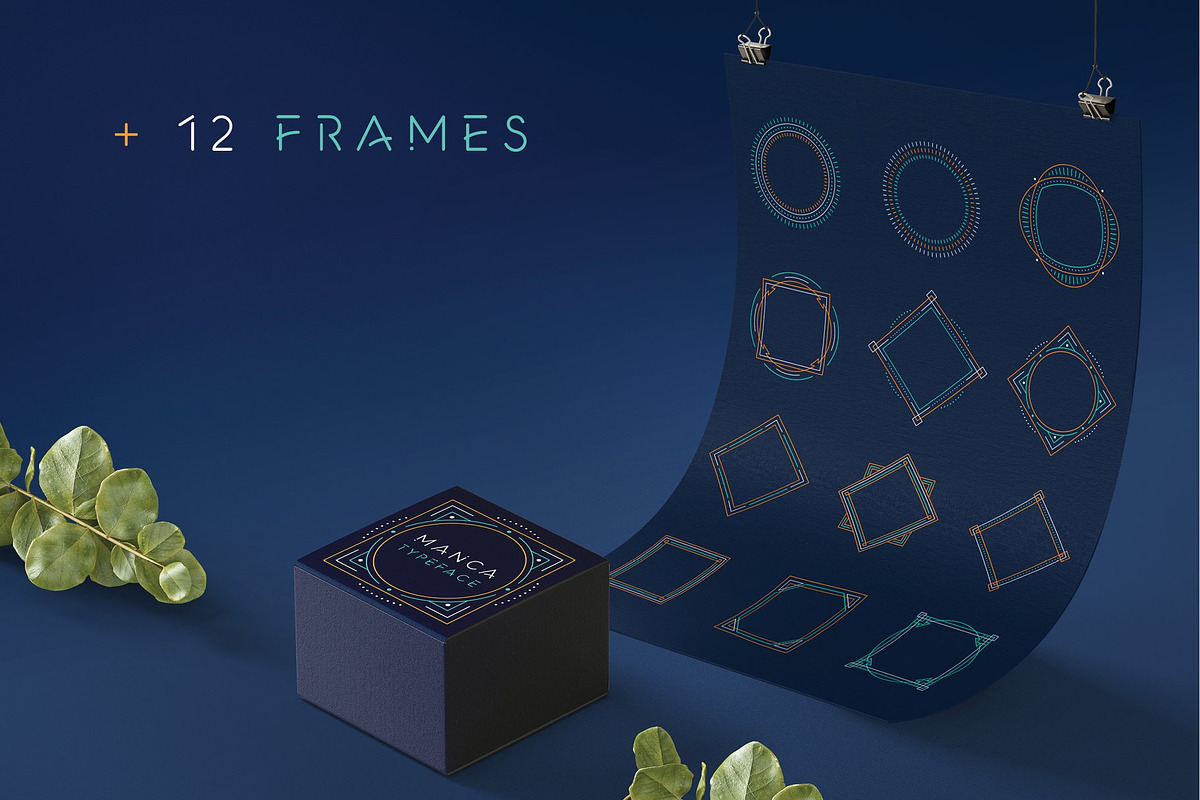 Manca Display Typeface + Extras preview 5