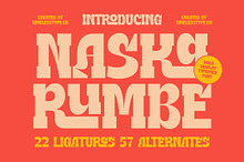Naska Rumbe Bold Display Font
