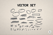 Hand Drawn Text Marks, an Object Graphic by Graphic Ghost (Thumbnail 3 of 5)