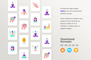 Meditation | 32 Icons Set Hand Drawn, an Outline Icon by Marina Silence (Thumbnail 11 of 17)