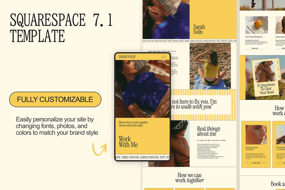 Squarespace 7.1 Website Template, a Squarespace Template by Of July Studio (Photo 9 of 11)