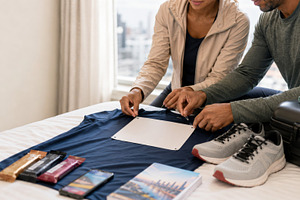 Runcation preparation with couple pa, a Photo by Dvoevnore photos